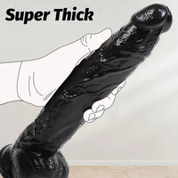 12.99in Huge Thick Lifelike Dildo Erotic Big Penis For Women Masturbation