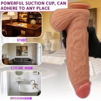 12.99in Huge Thick Lifelike Silicone Dildo Used to Stimulate Vaginal Anal Play