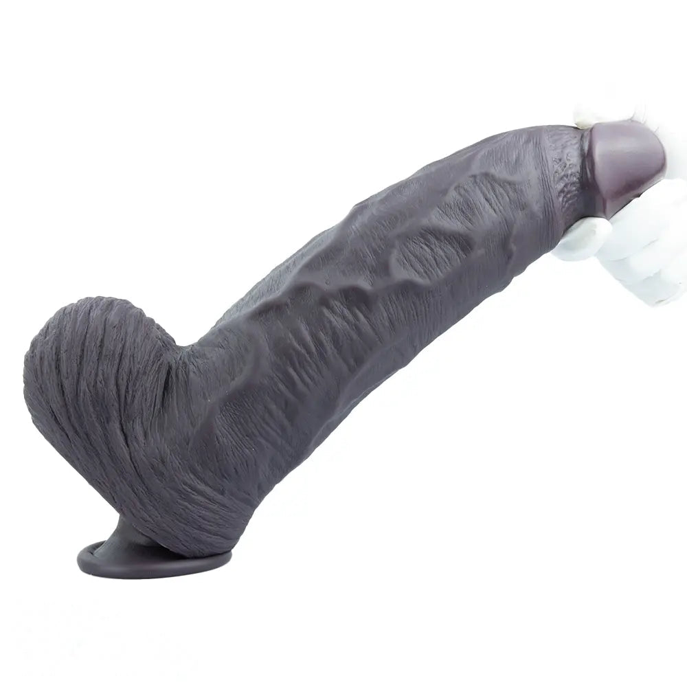 12.99in Huge Thick Lifelike Silicone Dildo Used to Stimulate Vaginal Anal Play