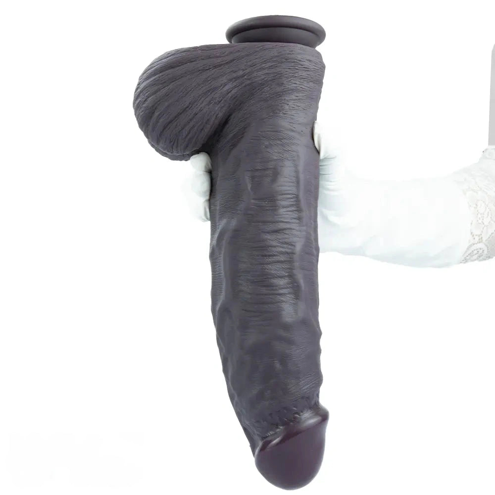 12.99in Huge Thick Lifelike Silicone Dildo Used to Stimulate Vaginal Anal Play