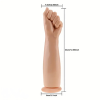 12.99in Super Huge Realistic Hand Dildo PVC Long Thick Arm Dildo