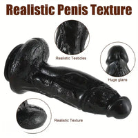 12.99in Thick Soft Huge Suction Cup Dildo For Women Men Hands-Free