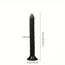 12.9in Big Spiked Long Skinny Dildo For Anus Stimulation With Sucker