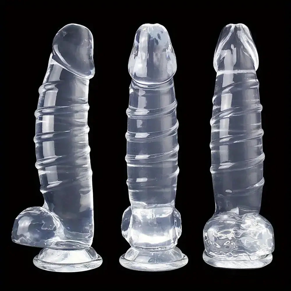 12.9in Realistic Spiral Big Women Dildo For Hands-Free G Spot Play