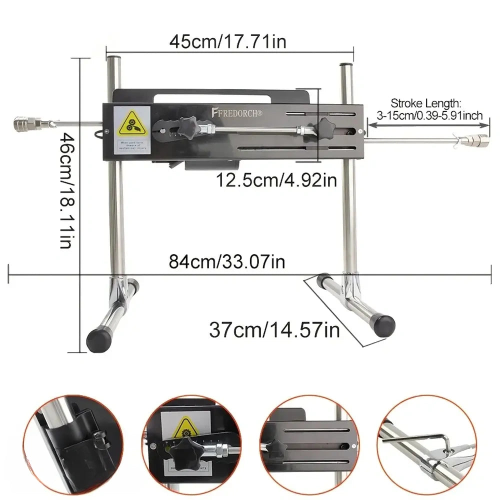 120W F7S NEW Upgrade Quiet Stable Dildo Machine Automatic Sex Machine