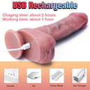 8.66‘’ Cobra 10 Vibrating Realistic Thrusting & Heating Dildo