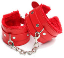 BDSM Adjustable Plush Handcuffs Ankle Bracelets Restraint Set Sex Toy