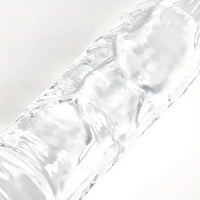 12in 13.58in 14.57in 17.13in Double-Ended Long Realistic Flexible Clear Dildo