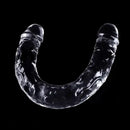 12in 13.58in 14.57in 17.13in Double-Ended Long Realistic Flexible Clear Dildo