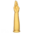 12in 14.17in 16.73in Gold Silicone Fisting Arm Ashes Grade Anal Plug Dildo