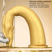 12in 14.17in 16.73in Gold Silicone Fisting Arm Ashes Grade Anal Plug Dildo