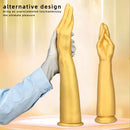12in 14.17in 16.73in Gold Silicone Fisting Arm Ashes Grade Anal Plug Dildo