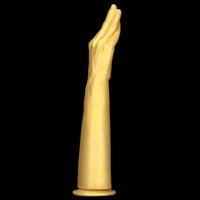 12in 14.17in 16.73in Gold Silicone Fisting Arm Ashes Grade Anal Plug Dildo