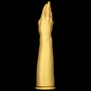 12in 14.17in 16.73in Gold Silicone Fisting Arm Ashes Grade Anal Plug Dildo