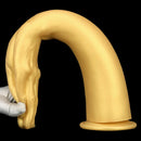 12in 14.17in 16.73in Gold Silicone Fisting Arm Ashes Grade Anal Plug Dildo