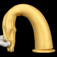 12in 14.17in 16.73in Gold Silicone Fisting Arm Ashes Grade Anal Plug Dildo