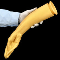 12in 14.17in 16.73in Gold Silicone Fisting Arm Ashes Grade Anal Plug Dildo