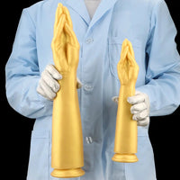 12in 14.17in 16.73in Gold Silicone Fisting Arm Ashes Grade Anal Plug Dildo