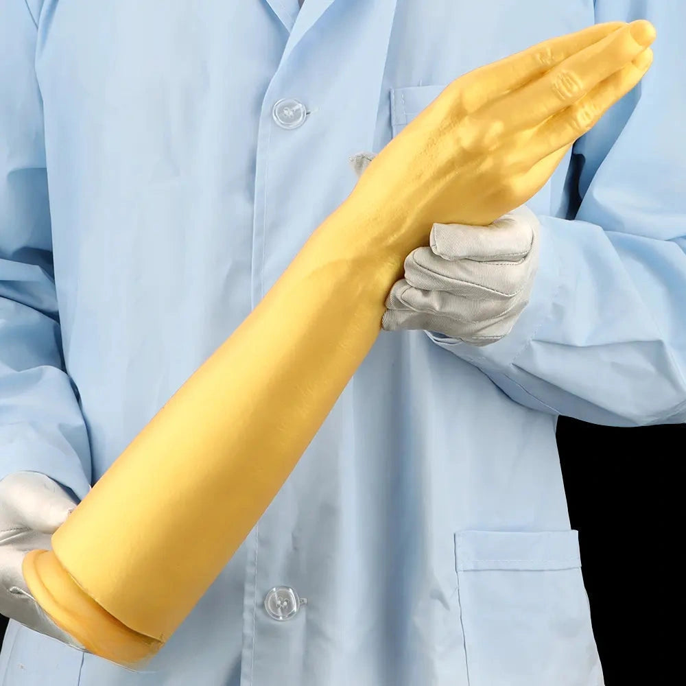 12in 14.17in 16.73in Gold Silicone Fisting Arm Ashes Grade Anal Plug Dildo