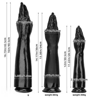 12in 14.17in 16.73in Three Sizes Fisting PVC Butt Plugs Dildo For Anal Expansion