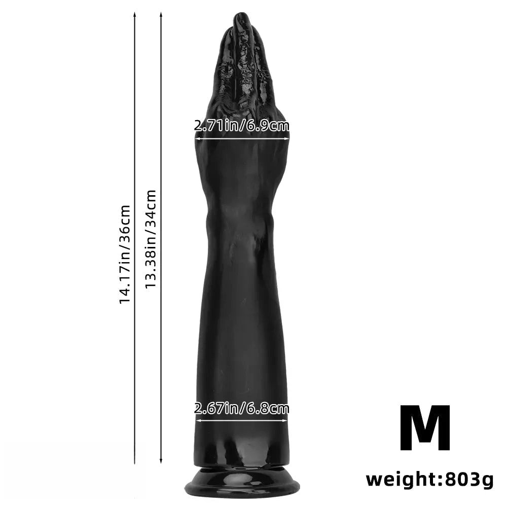 12in 14.17in 16.73in Three Sizes Fisting PVC Butt Plugs Dildo For Anal Expansion