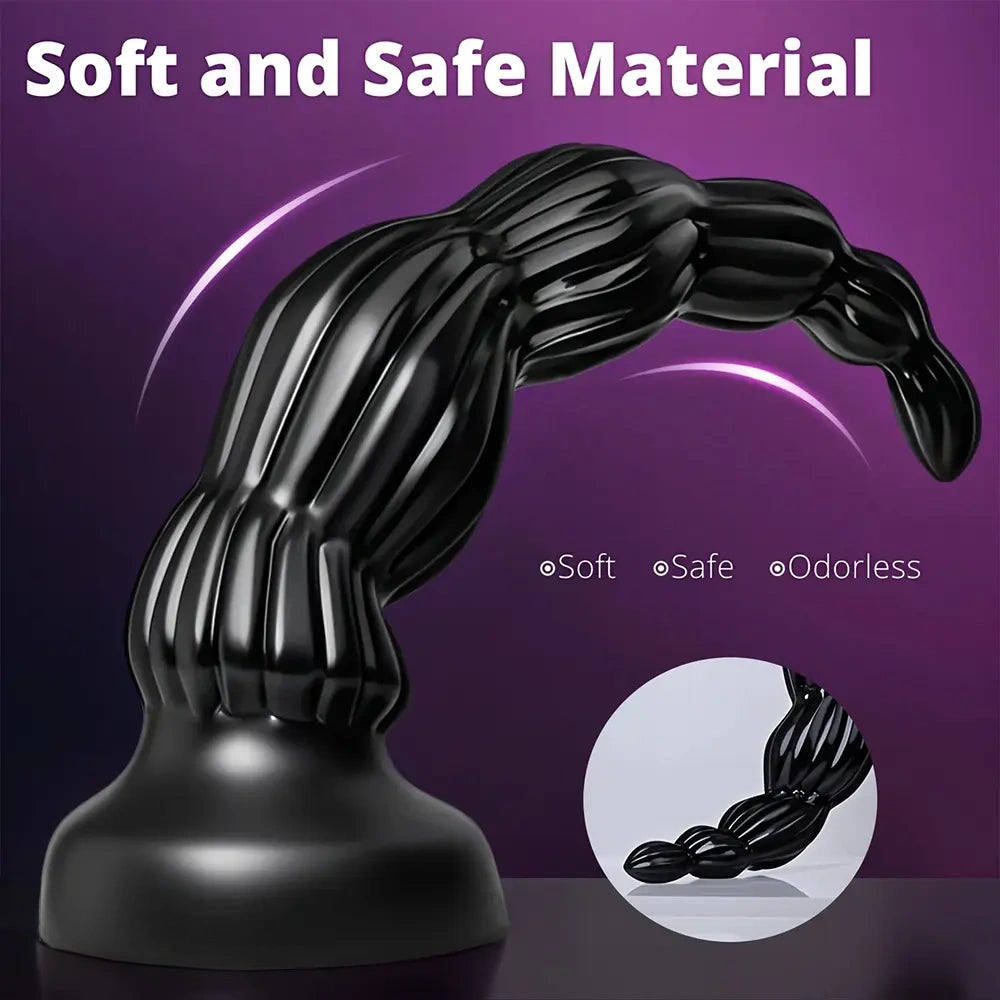 12in 15.3in Extra Long Knot Anal Dildo Thick Butt Plug Toy For Women Men