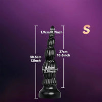12in 15.3in Extra Long Knot Anal Dildo Thick Butt Plug Toy For Women Men
