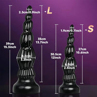 12in 15.3in Extra Long Knot Anal Dildo Thick Butt Plug Toy For Women Men