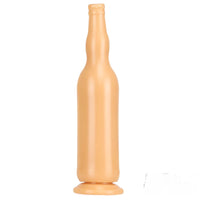 12in Beer Bottle Realistic Dildo Crystal See Through Dildo Sex Toy