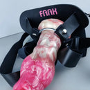 12in Big Animal Horse Cock knot Soft Silicone Anal Clit Strap on Dildo