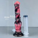 12in Big Silicone Soft Ejaculating Horse Cock knot Real Strap on Dildo