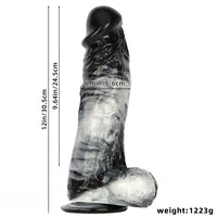 12in PVC Huge Thick Cock Dildo Penis Male Masturbator Adult Sex Toy