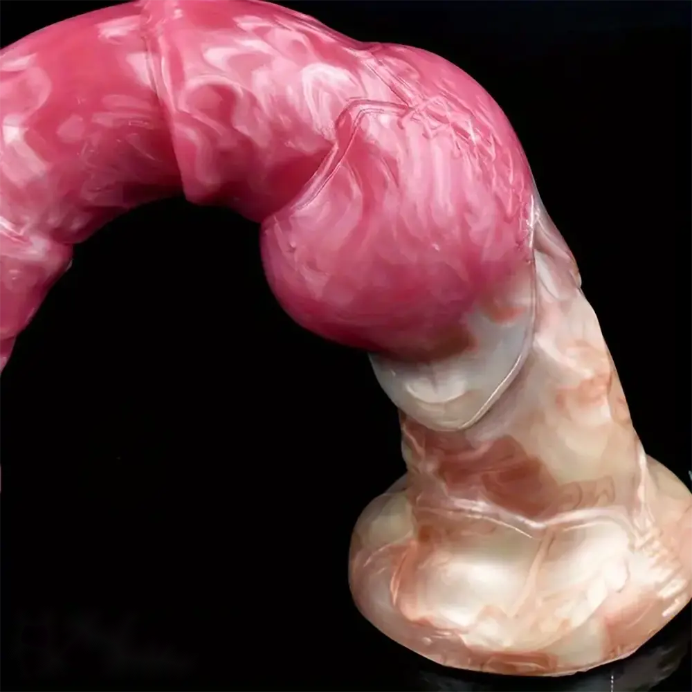 12in Silicone Animal Horse Cock Knot Large Dildo For Solo Play