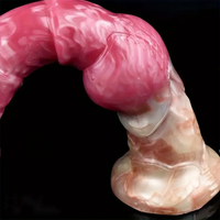 12in Silicone Animal Horse Cock Knot Large Dildo For Solo Play