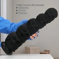 12in Silicone Skull Giant Penis Thick Huge Anal Plug Dildo For Fist Sex