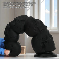 12in Silicone Skull Giant Penis Thick Huge Anal Plug Dildo For Fist Sex