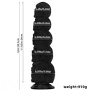 12in Silicone Skull Giant Penis Thick Huge Anal Plug Dildo For Fist Sex