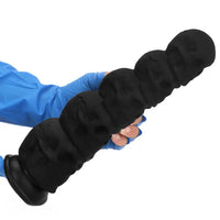 12in Silicone Skull Giant Penis Thick Huge Anal Plug Dildo For Fist Sex