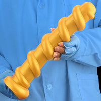 13.18in Gold Silicone Extra-long Thread Huge Dildo For Female Pleasure