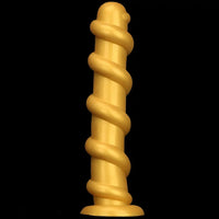 13.18in Gold Silicone Extra-long Thread Huge Dildo For Female Pleasure