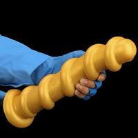 13.18in Gold Silicone Extra-long Thread Huge Dildo For Female Pleasure