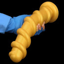 13.18in Gold Silicone Extra-long Thread Huge Dildo For Female Pleasure