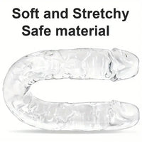 13.18in Realistic Double Headed Long Dildo For Female Male Love Pleasure