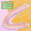13.18in Realistic Double Headed Long Dildo For Female Male Love Pleasure
