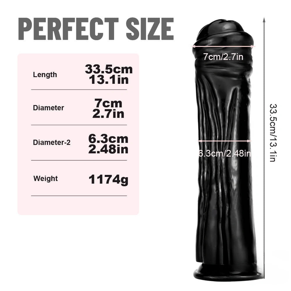 13.1in Large Thick Horse Dildo For Women Anal Mastubation Toy