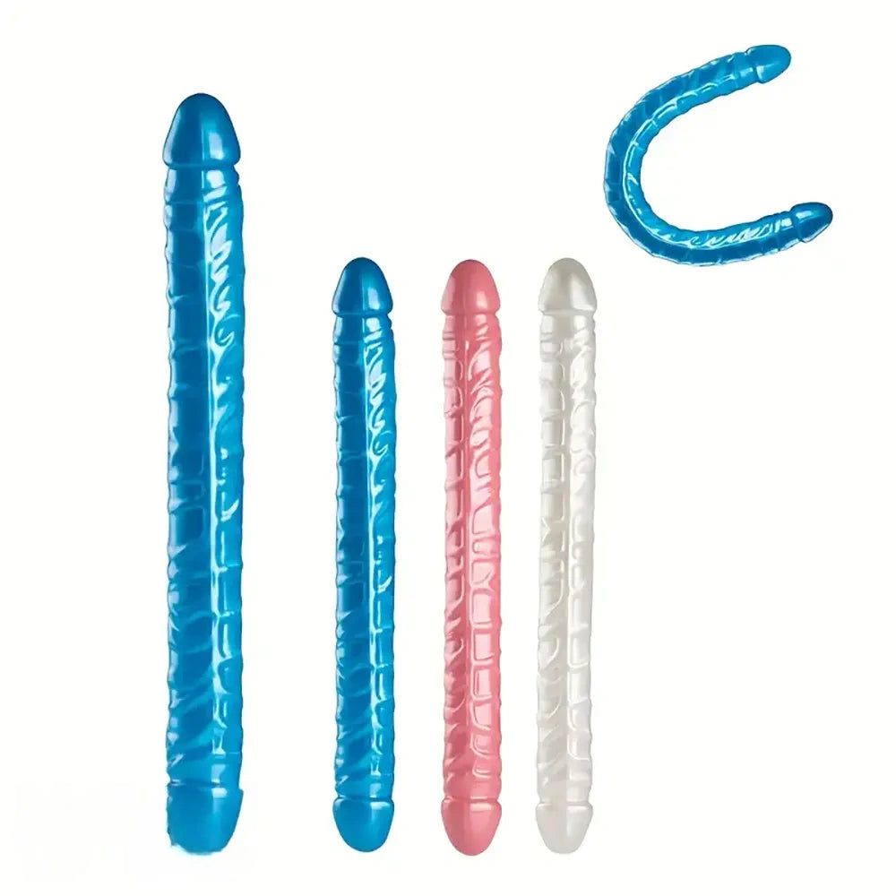 13.2in 16.9in Long Big Double Sided Dildo For Women Men Deep Fast Play