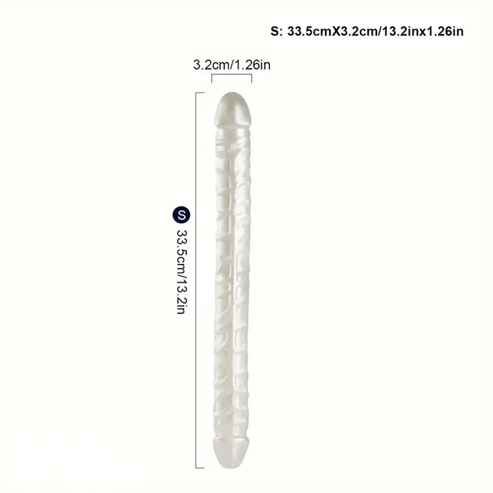13.2in 16.9in Long Big Double Sided Dildo For Women Men Deep Fast Play