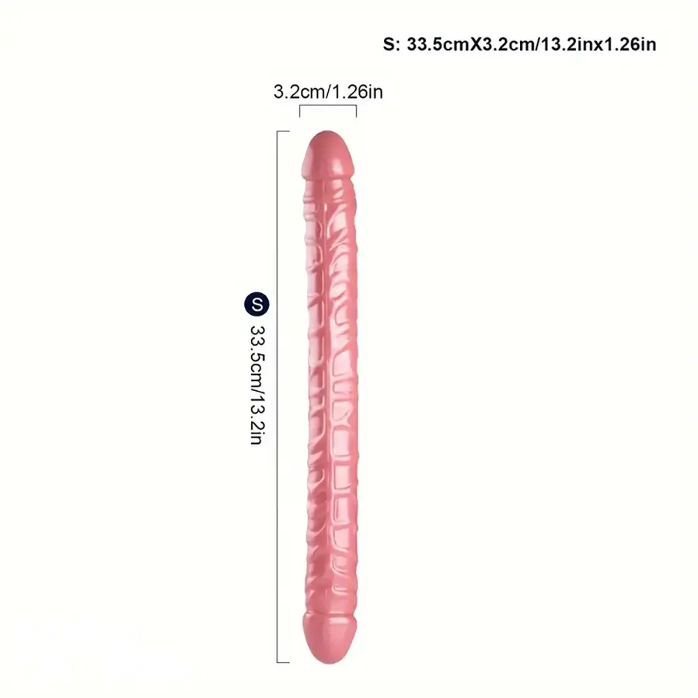 13.2in 16.9in Long Big Double Sided Dildo For Women Men Deep Fast Play