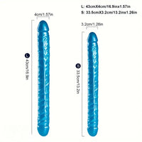 13.2in 16.9in Long Big Double Sided Dildo For Women Men Deep Fast Play