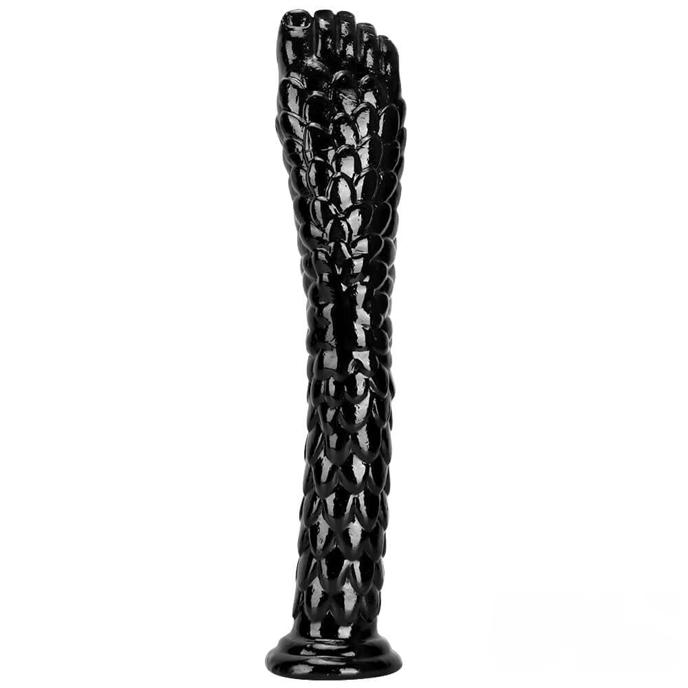 13.38in 13.58in Hands Feet Big Black Thick Dildo Masturbator